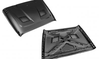 Rugged Ridge Performance Vented Hood Product Image Only High Res